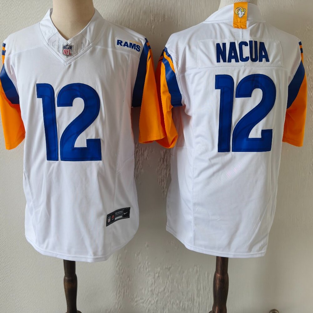 Puka Nacua White Jersey For Men Youth